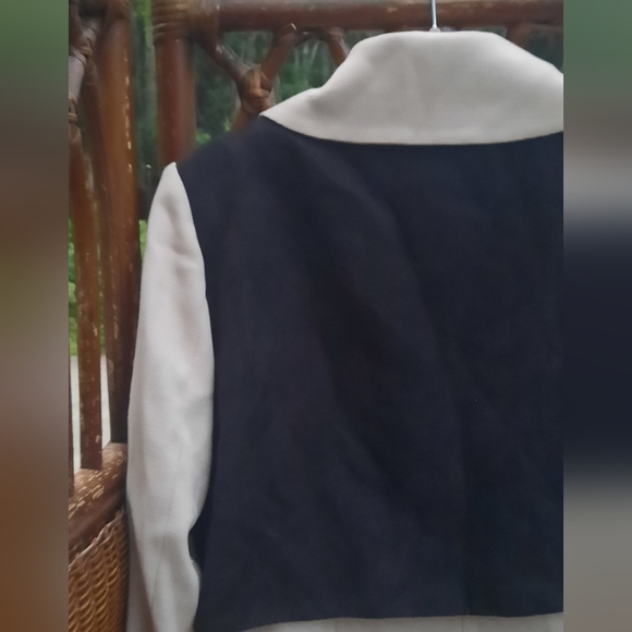 Metaphor Tan & Black Trench Jacket - Picture 5 of 9